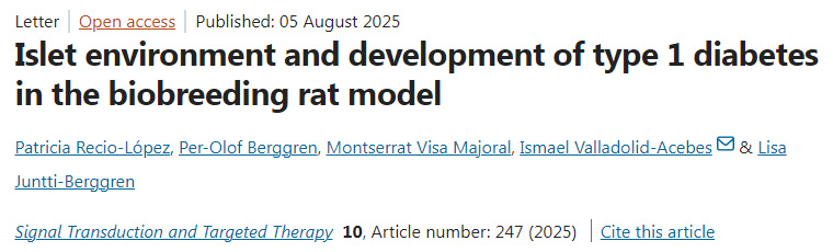 BioBreading大鼠模型中胰島環境與1型糖尿病發生 BioBreading大鼠模型中胰島環境與1型糖尿病發生