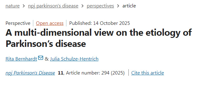 帕金森病病因學的多維視角 帕金森病病因學的多維視角