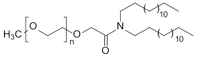 甲氧基聚乙二醇雙十四烷基乙酰胺 甲氧基聚乙二醇雙十四烷基乙酰胺